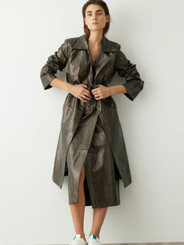 GABARDINA EFECTO PIEL/VINILO