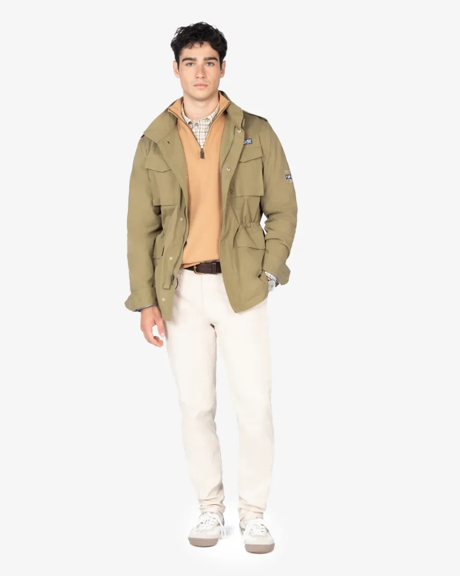 CHAQUETA MILITAR MOSS GREEN - Imagen 7