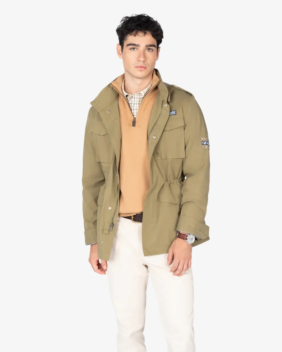 CHAQUETA MILITAR MOSS GREEN - Imagen 6