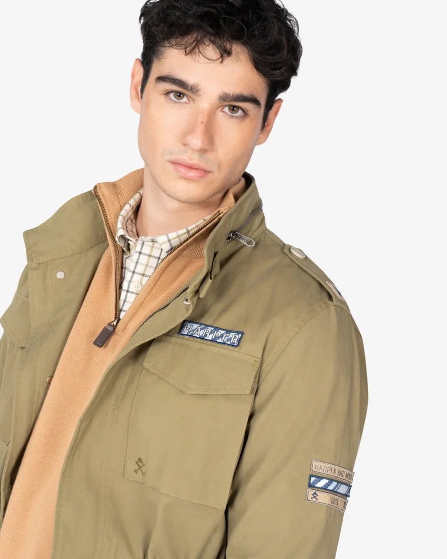 CHAQUETA MILITAR MOSS GREEN - Imagen 5
