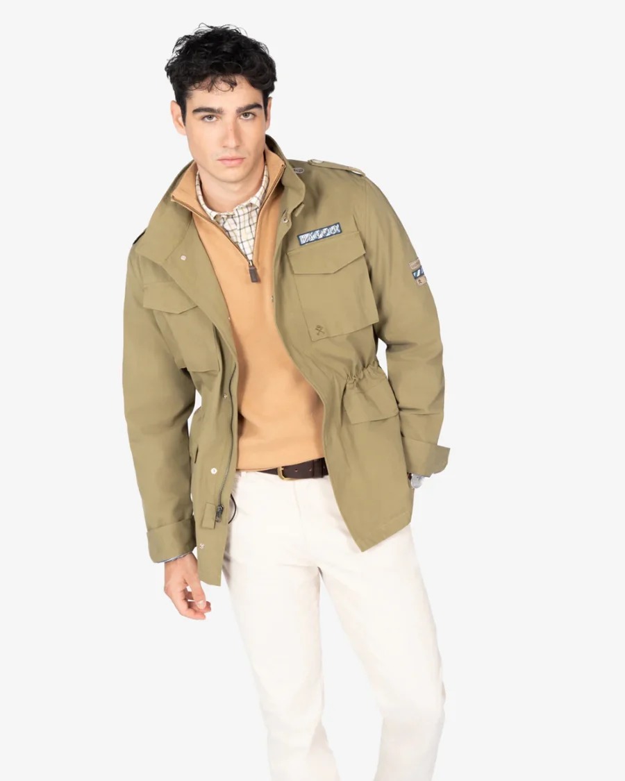 CHAQUETA MILITAR MOSS GREEN