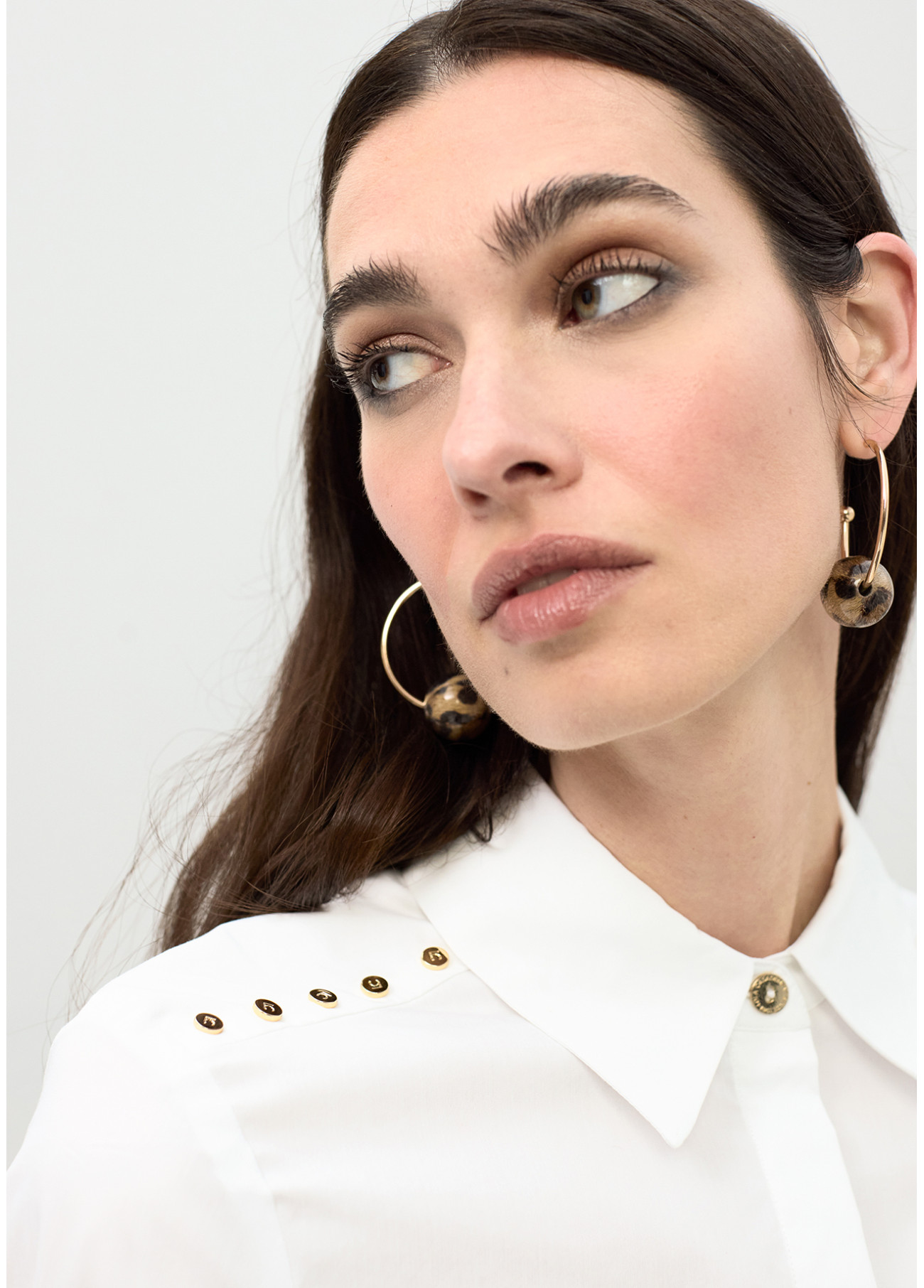 Camisa popelín tachas - Imagen 2