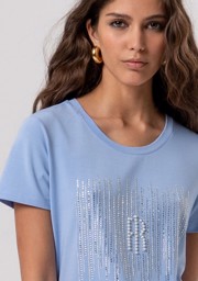 REGULAR T-SHIRT LIGHTBLUE