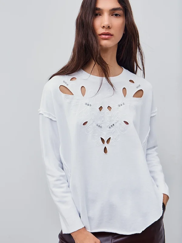 Sudadera detalle bordado