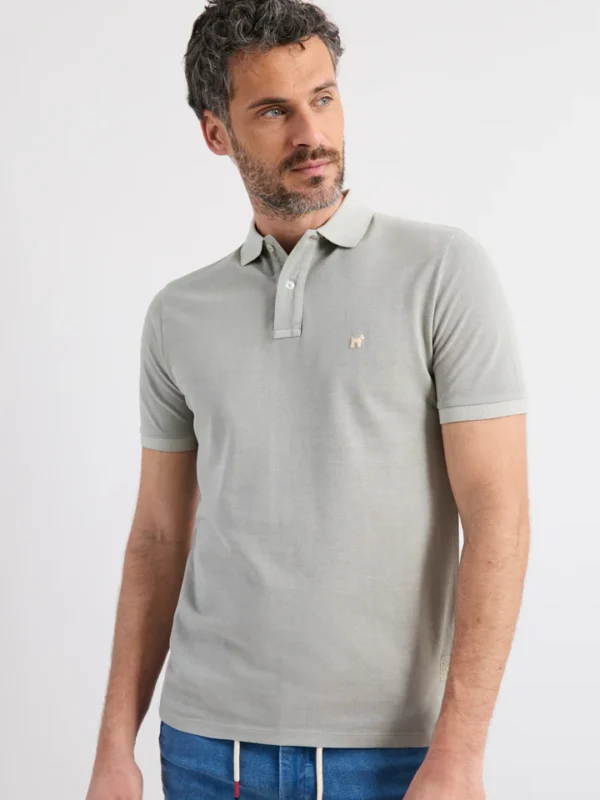 Polo Garment Dyed Étnico KHAKI