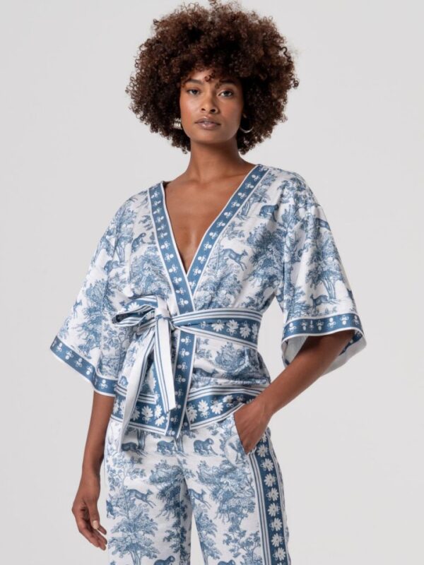 KIMONO ESTAMPADO ASEDADO