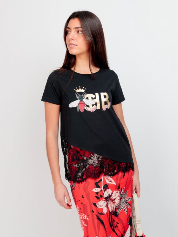 CAMISETA FLOWER LENCERA CHB
