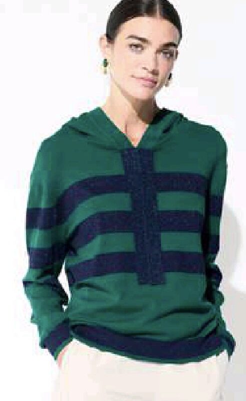 Jersey rayas capucha