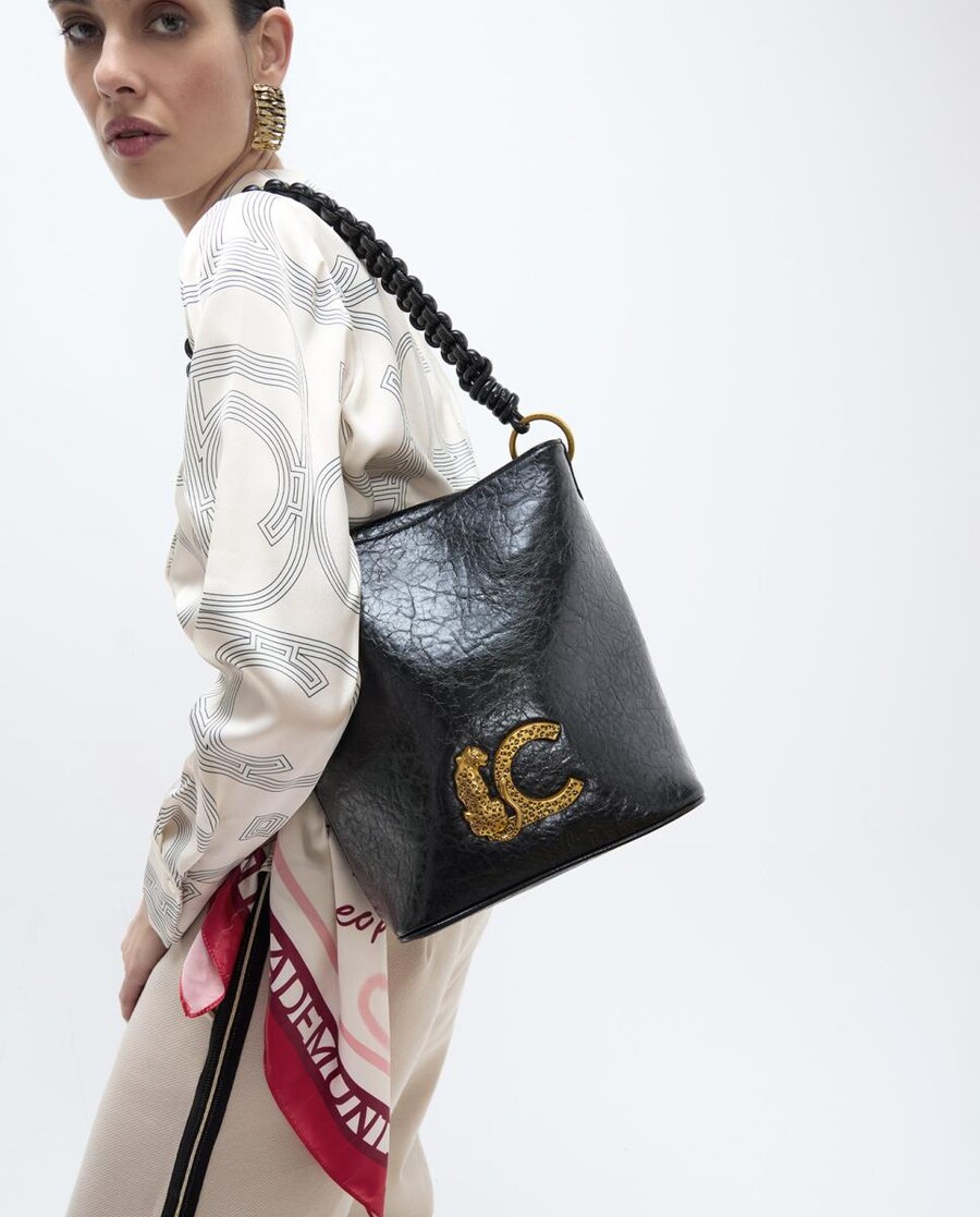 Hobo con detalle asa trenzada