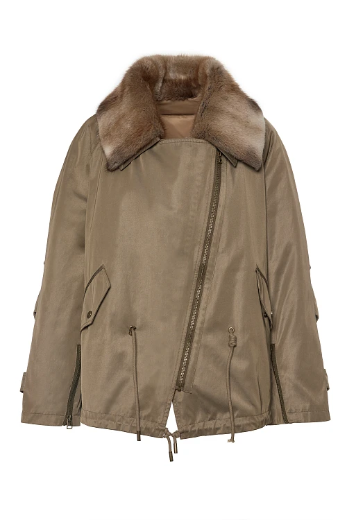 PARKA CON PELO DESMONTABLE