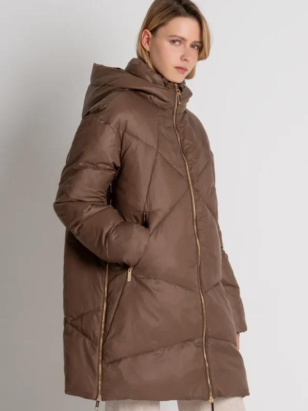 Chaqueta acolchada, ajuste regular con capucha